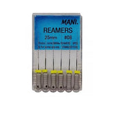 5 x Mani Stainless Steel Reamers